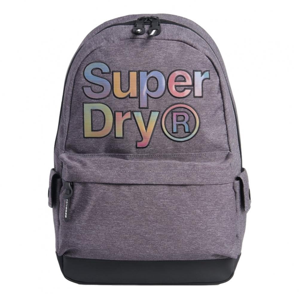 Superdry Rainbow Infill Montana Backpack - Grey Marl