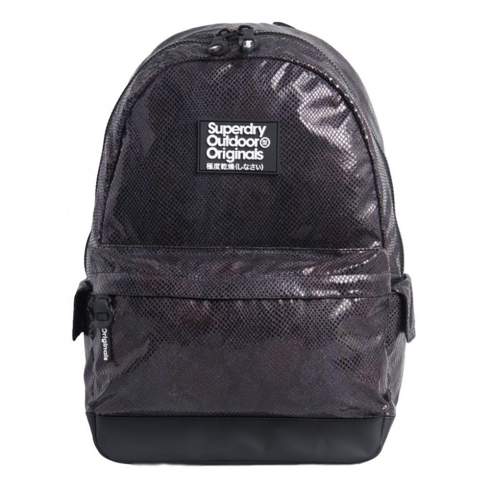 Superdry Glitter Scale Montana Backpack - Black