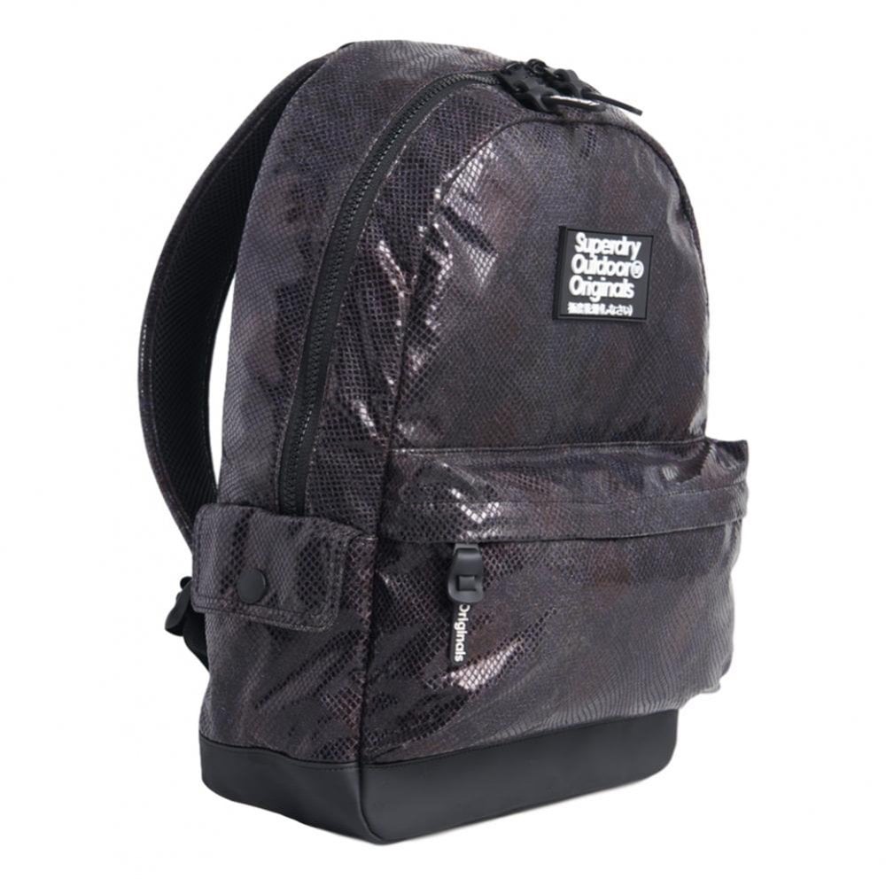 Superdry Glitter Scale Montana Backpack - Black
