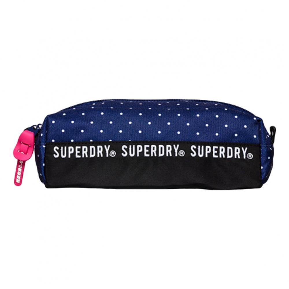 Superdry Repeat Series Pencil Case - Navy Dot
