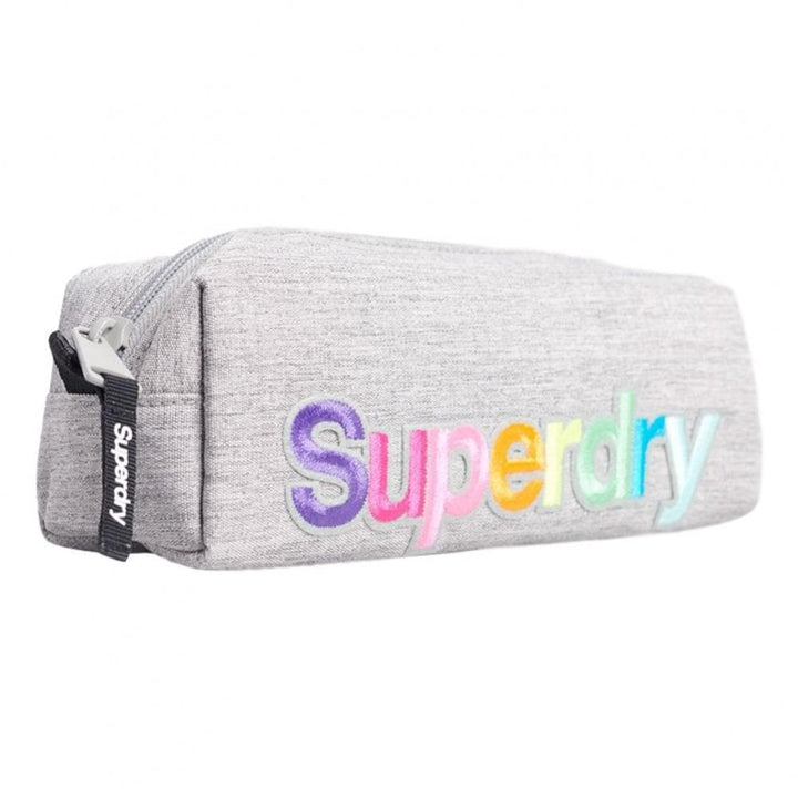 Superdry Rainbow Pencil Case - Grey Marl