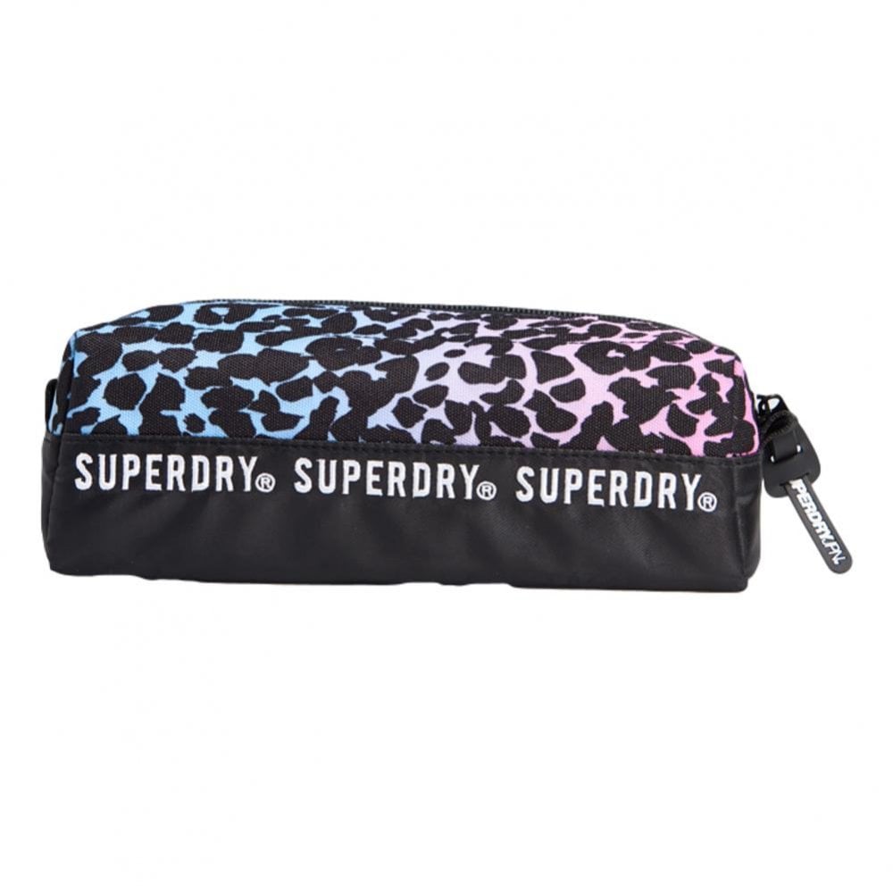 Superdry Repeat Series Pencil Case - Ombre Leopard