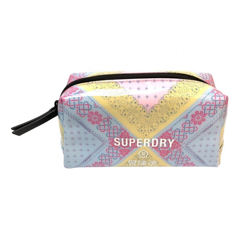 Superdry Jelly Wash Bag - Pink AOP