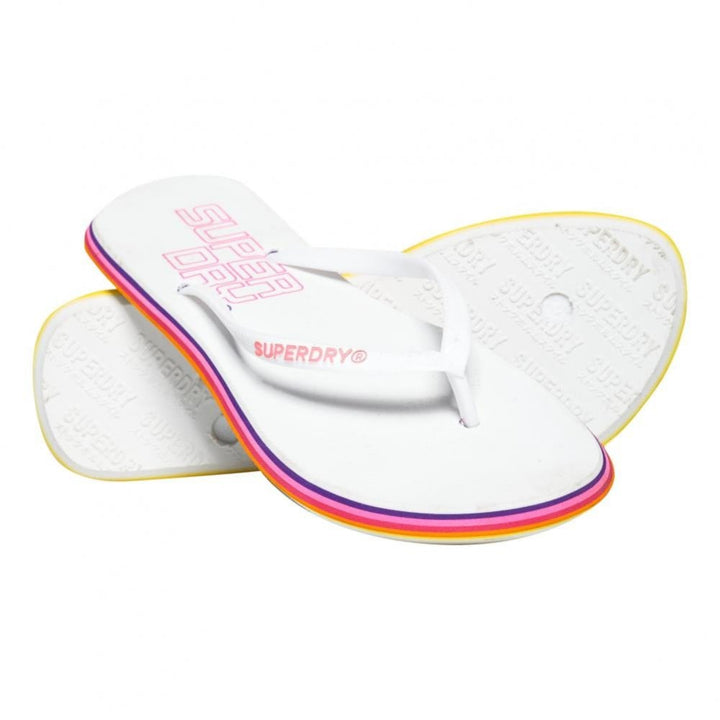 Superdry Neon Rainbow Sleek Flip Flops