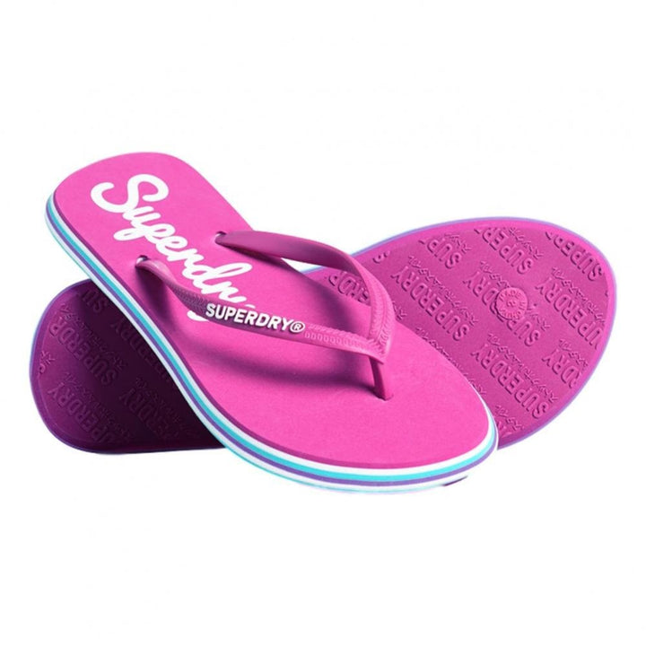Superdry Neon Rainbow Sleek Flip Flops