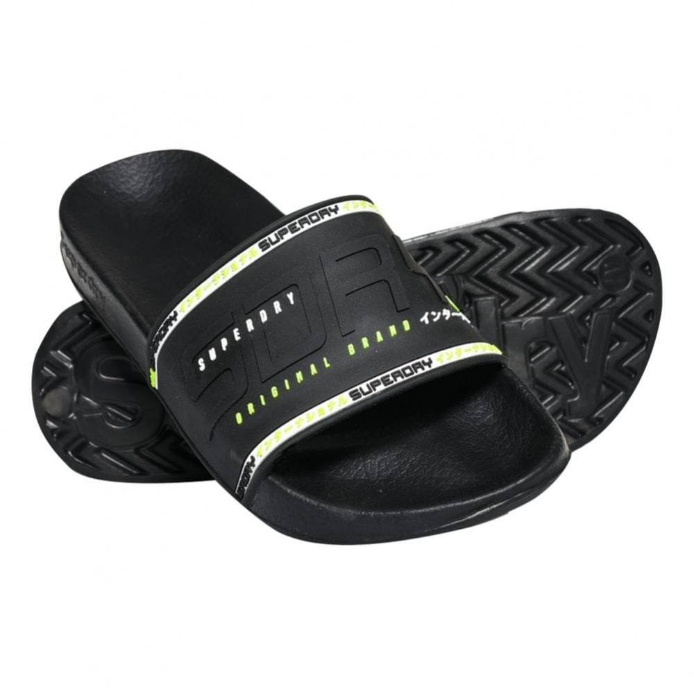 Superdry City Neon Pool Slide Flip Flops