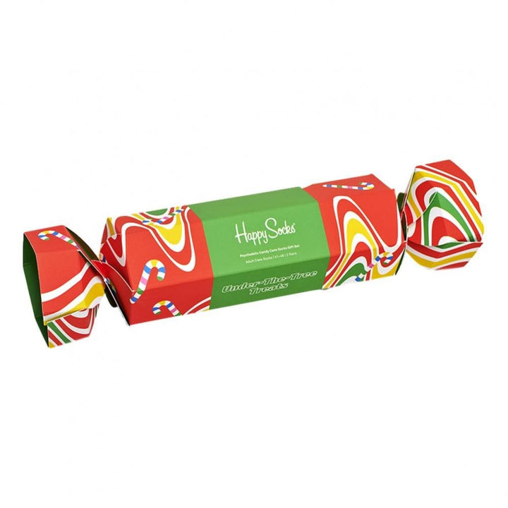 Happy Socks Psychedelic Candy Cane Socks Gift Set