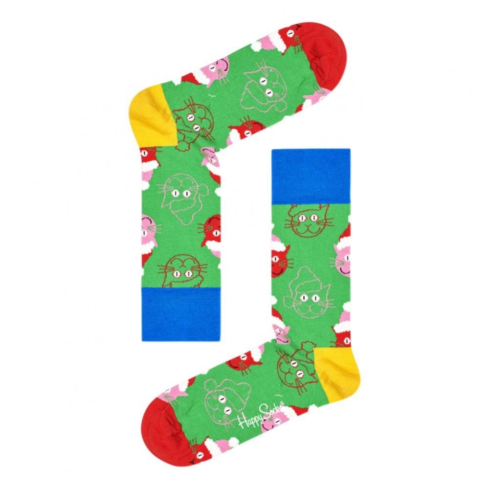 Happy Socks Psychedelic Candy Cane Socks 4 Pack Gift Set