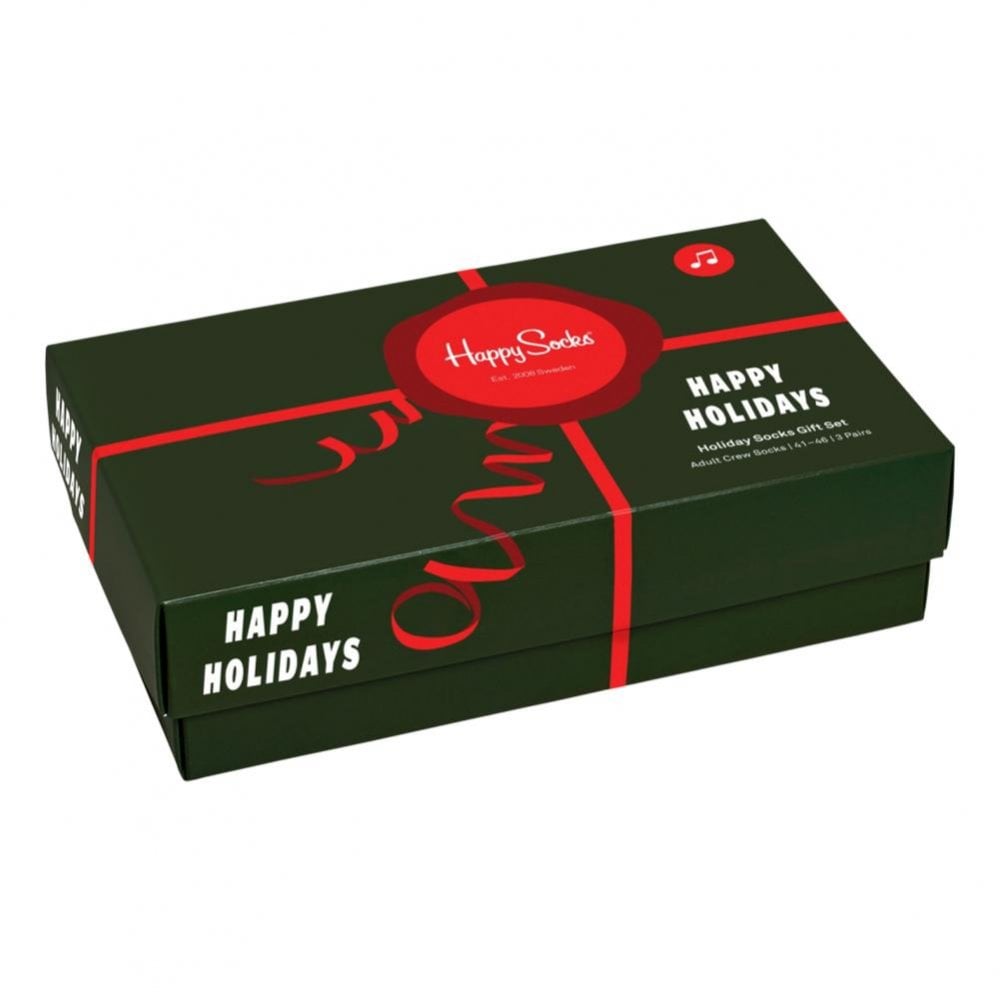 Happy Socks Holiday Socks 3 Pack Gift Set