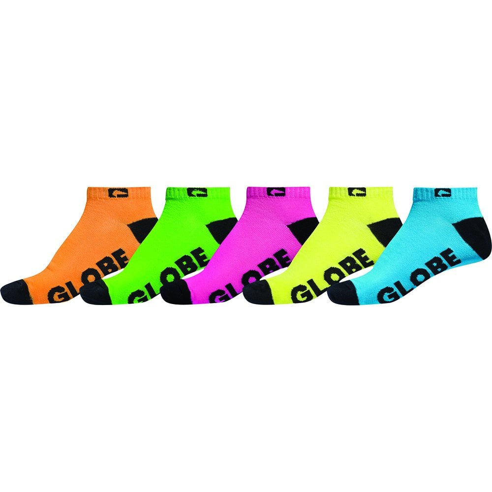 Globe Fluro 5 Pack Socks