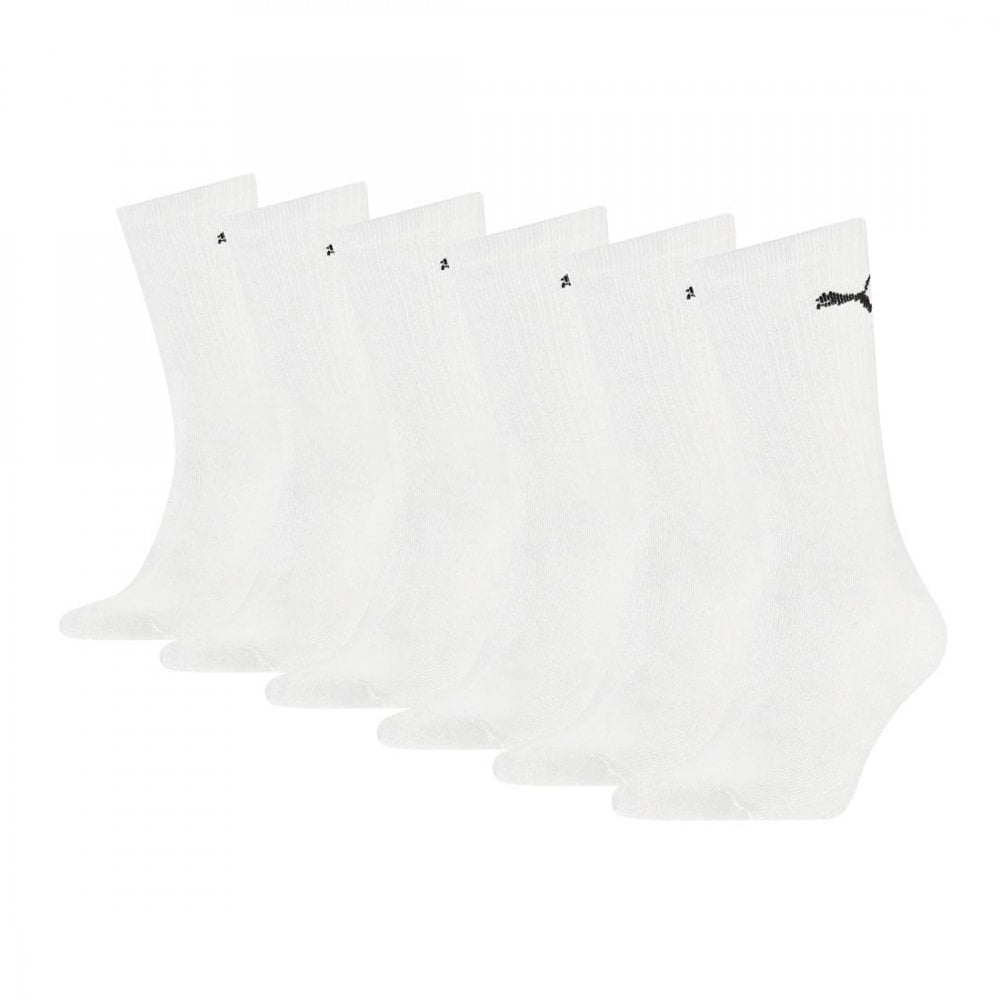 Puma 6 Pack Crew Cushion Sports Socks