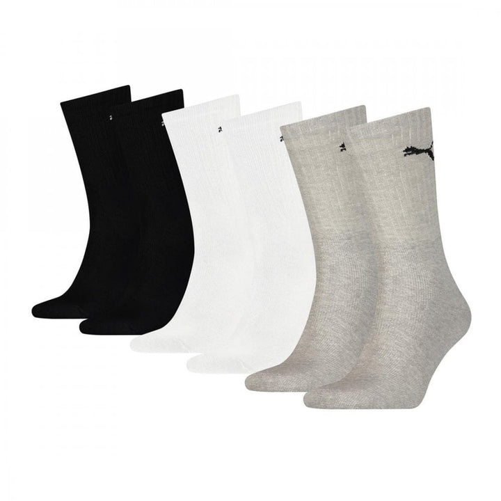 Puma 6 Pack Crew Cushion Sports Socks