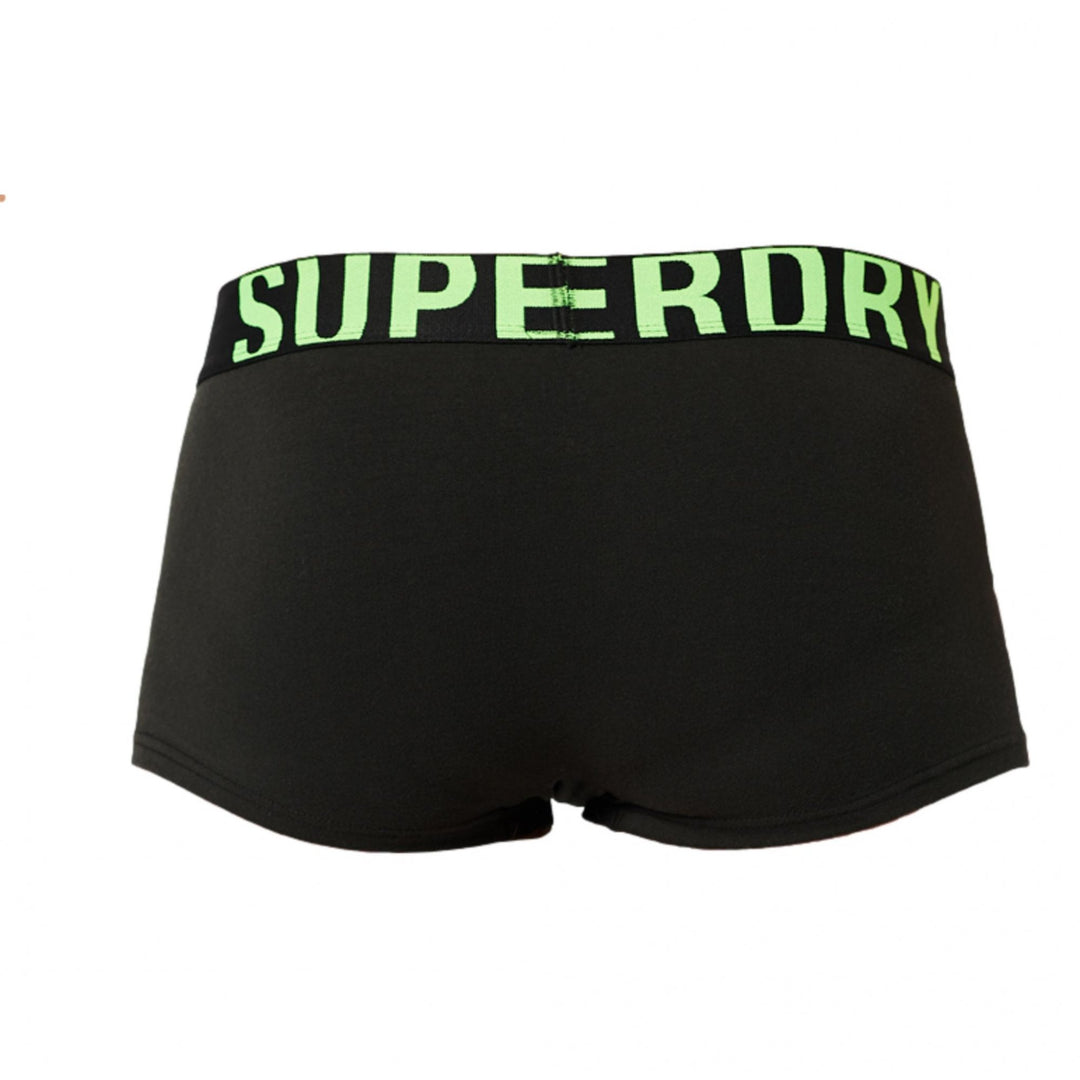 Superdry Dual Logo Double Pack Trunks - Mens Underwear - Boxers