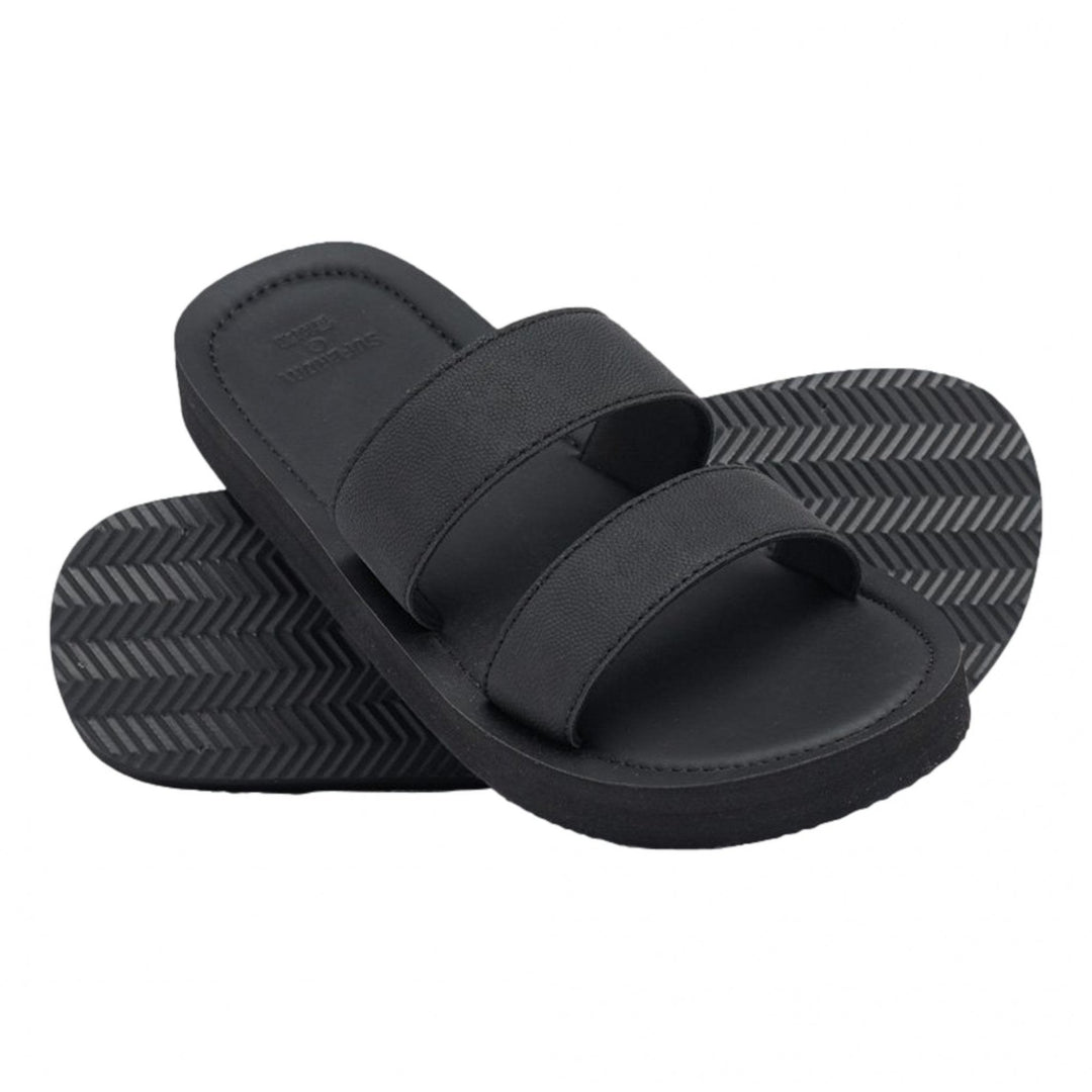 Superdry Premium Slim 2 Strap Slides - Unisex Sliders - Pool Slides