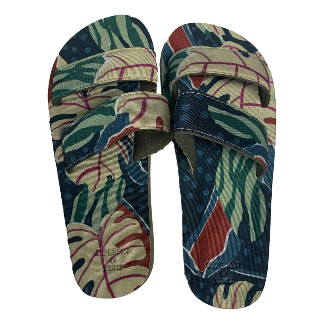 Superdry Womens Slim 2 Strap Slides - Womens footwear - Sliders