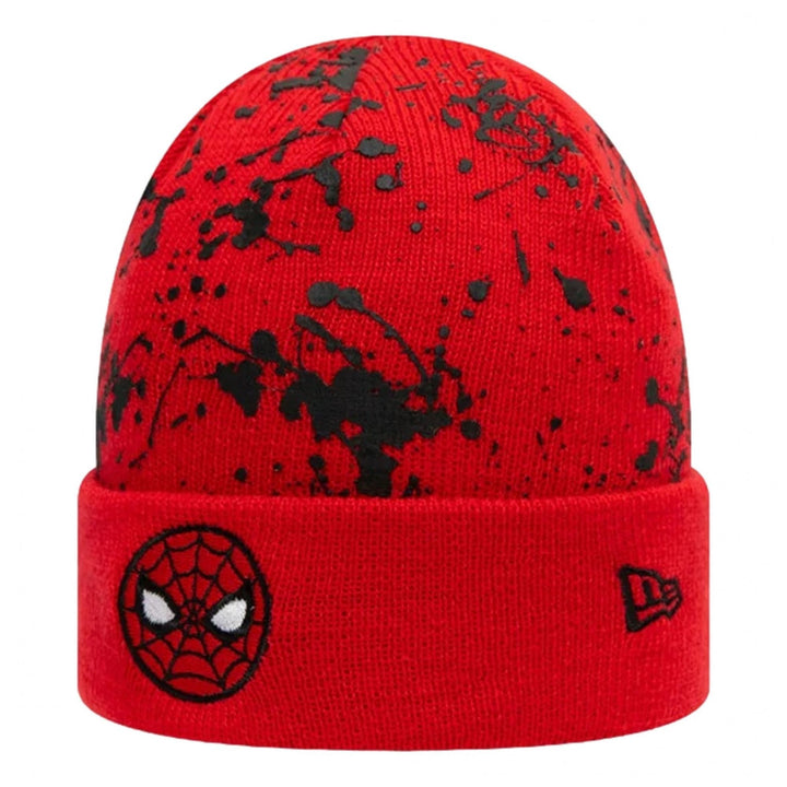 New Era Spiderman Character Splat Kids Beanie