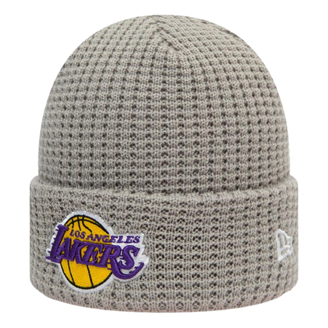 New Era LA Lakers Team Waffle Cuff Beanie