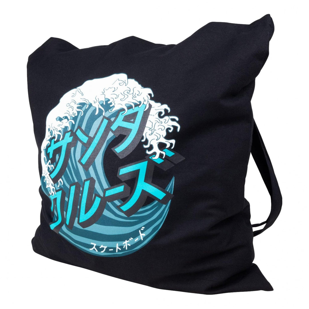 Santa Cruz Japanese Wave Dot Tote Bag