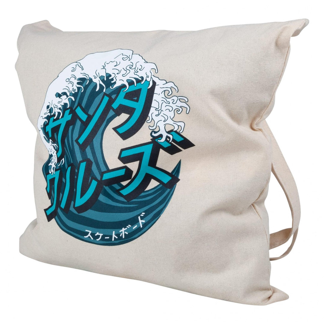 Santa Cruz Japanese Wave Dot Tote Bag