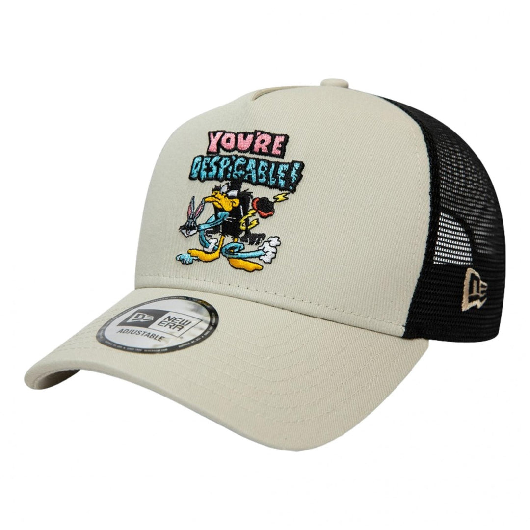 New Era Daffy Duck Character A-Frame Trucker Cap