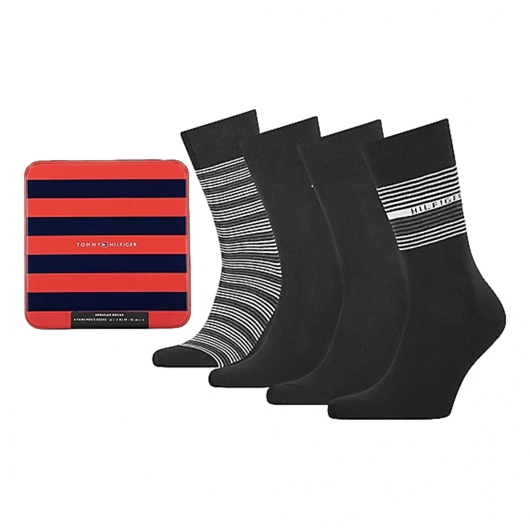 Tommy Hilfiger 4P Giftbox Stripe Socks