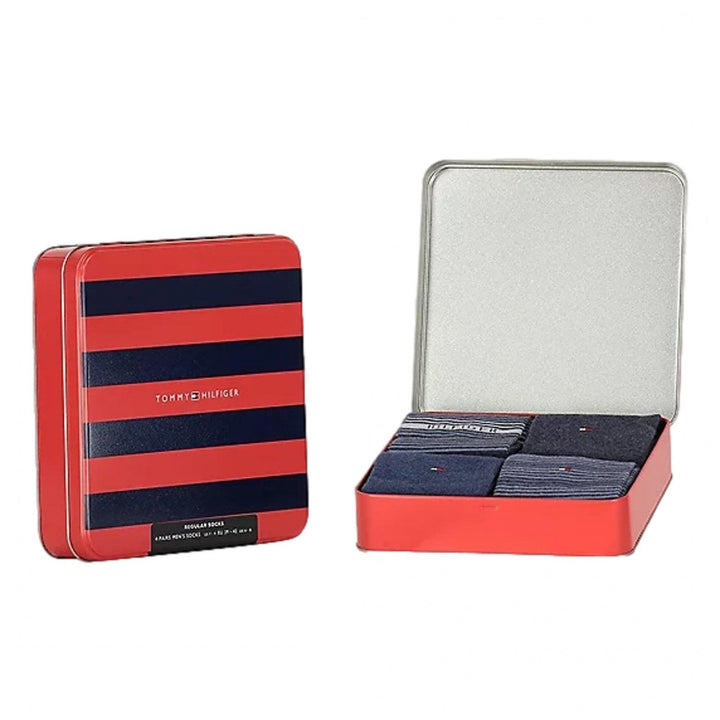 Tommy Hilfiger 4P Giftbox Stripe Socks