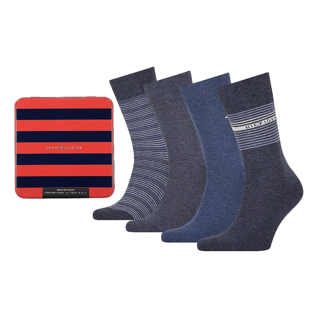 Tommy Hilfiger 4P Giftbox Stripe Socks
