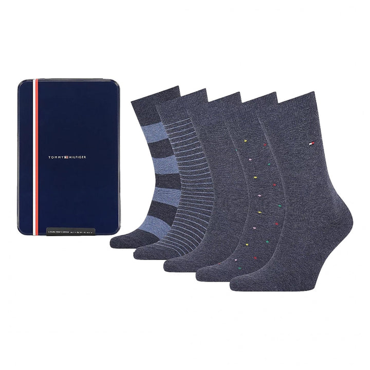 Tommy Hilfiger 5P Giftbox Stripe Dot Socks