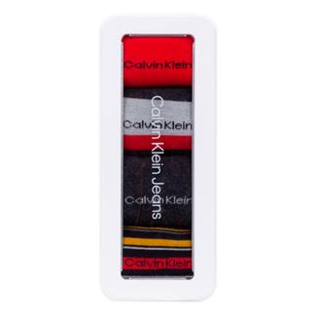 Calvin Klein 4P Giftbox David Multi Pattern Dress Crew Socks