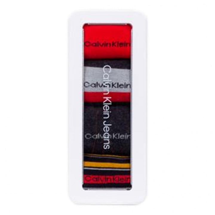 Calvin Klein 4P Giftbox David Multi Pattern Dress Crew Socks