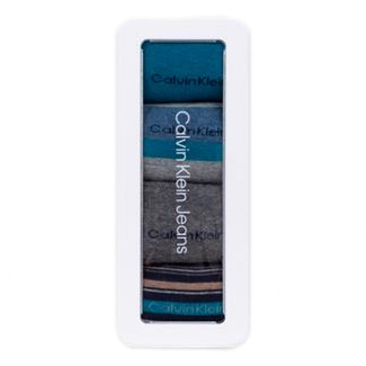 Calvin Klein 4P Giftbox David Multi Pattern Dress Crew Socks