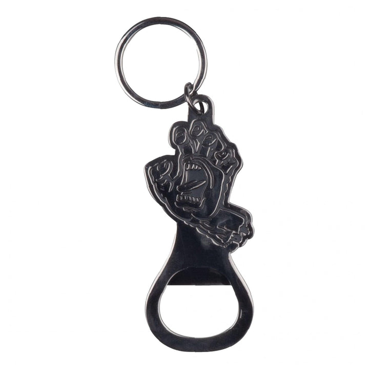 Santa Cruz Screaming Hand Bottle Opener Keychain