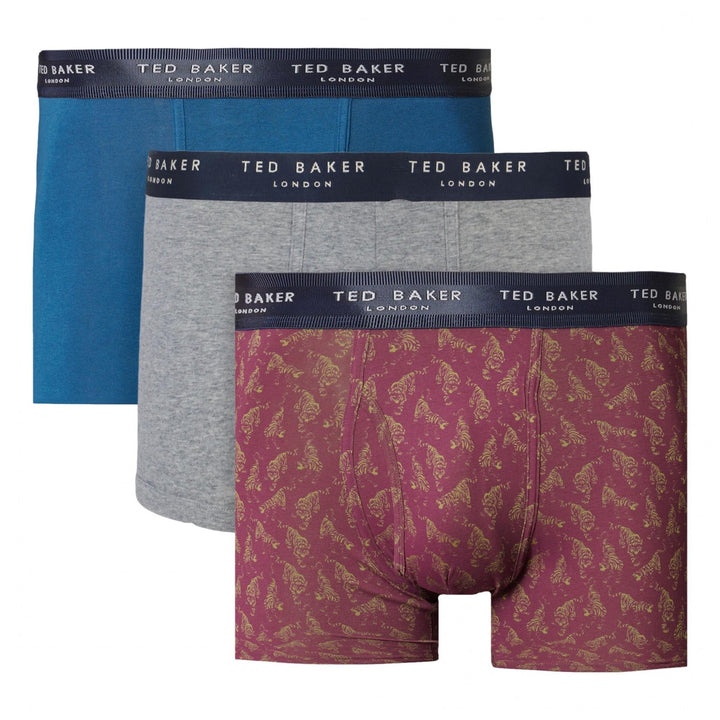 Ted Baker 3 Pack Cotton Fashion Trunks