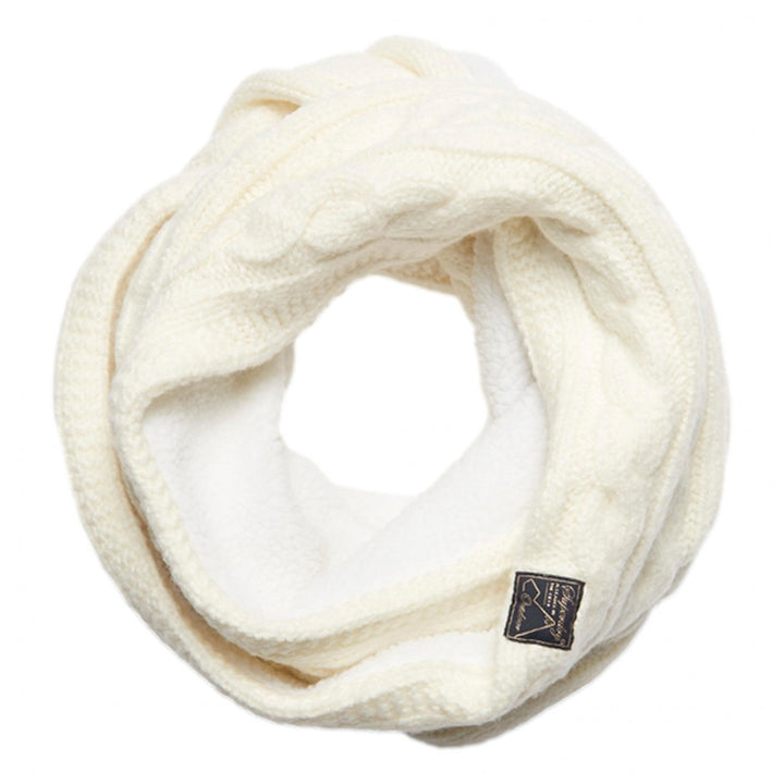 Superdry Tweed Cable Snood