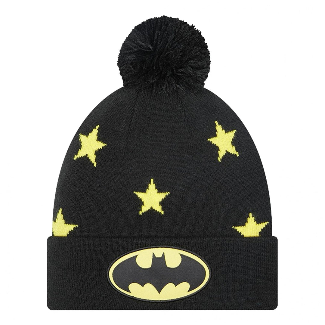 New Era Batman CY Star Kids Bobble Beanie