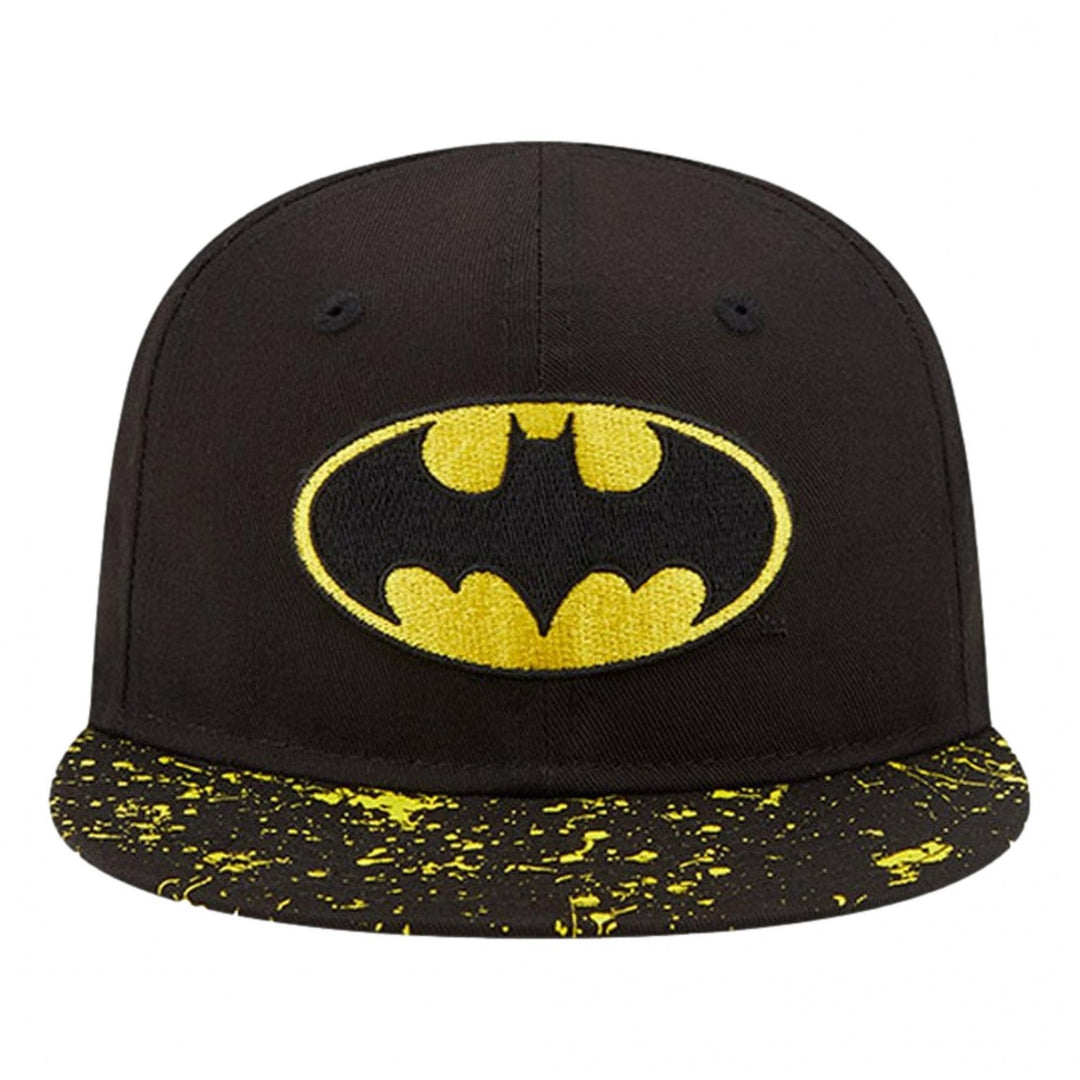 New Era Kids Batman Character Paint Splat Visor 9Fifty Cap