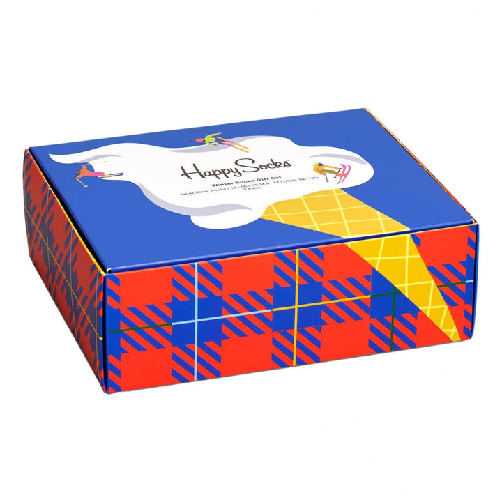 Happy Socks 3-Pack Downhill Skiing Socks Gift Set
