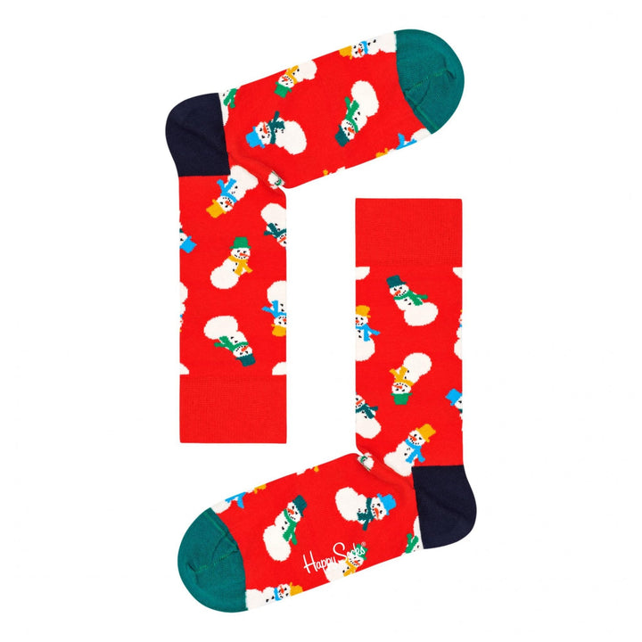 Happy Socks 2 Pack Snowman Socks Gift Set