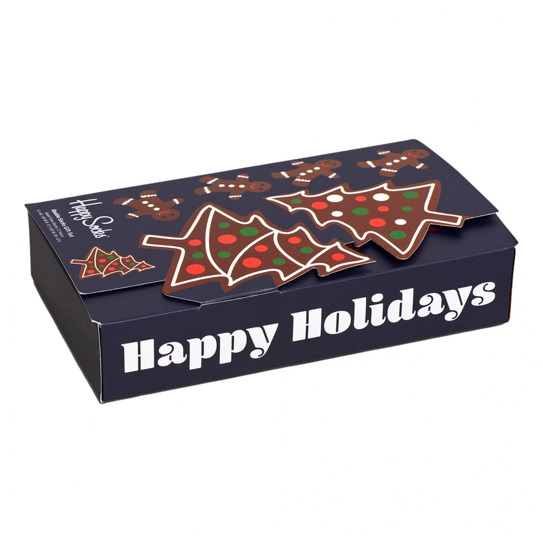 Happy Socks 2 Pack Gingerbread Cookies Socks Gift Set