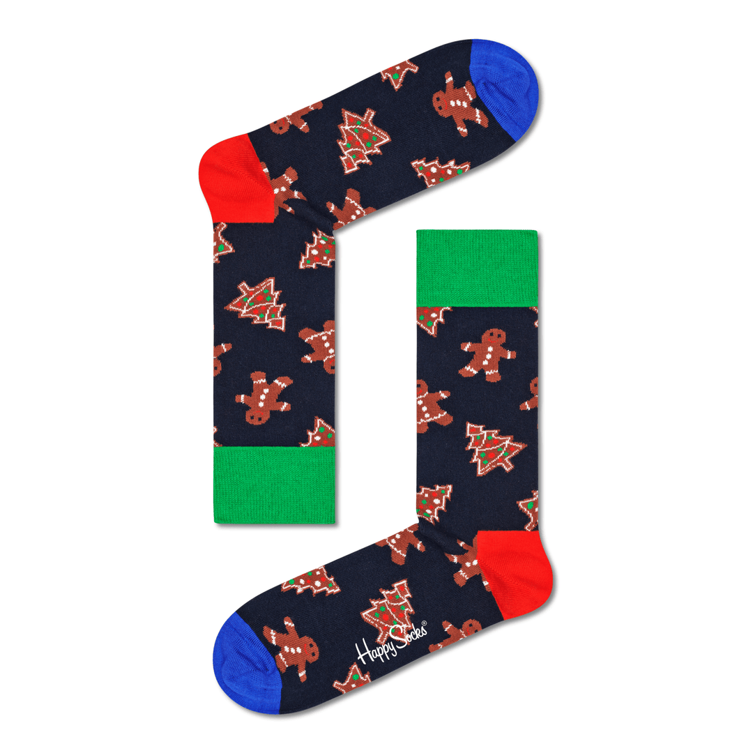 Happy Socks 1-Pack Gingerbread Cookies Socks Gift Set