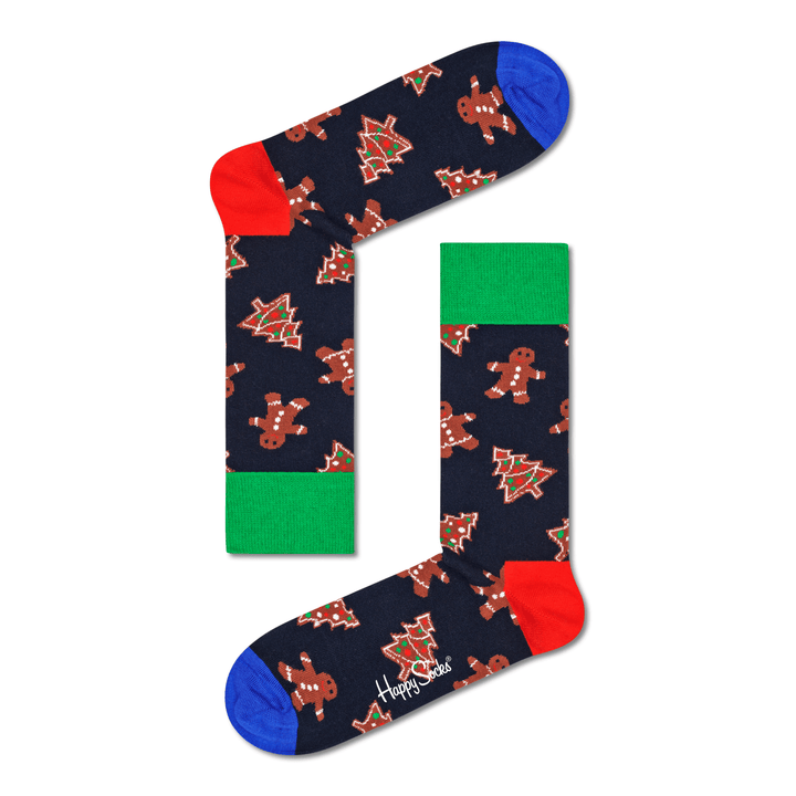 Happy Socks 1-Pack Gingerbread Cookies Socks Gift Set