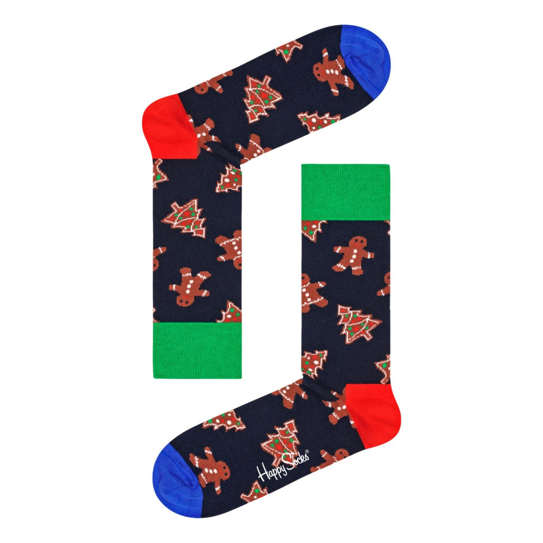 Happy Socks 4 Pack Gingerbread Cookies Socks Gift Set