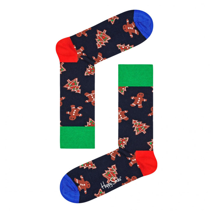 Happy Socks 4 Pack Gingerbread Cookies Socks Gift Set