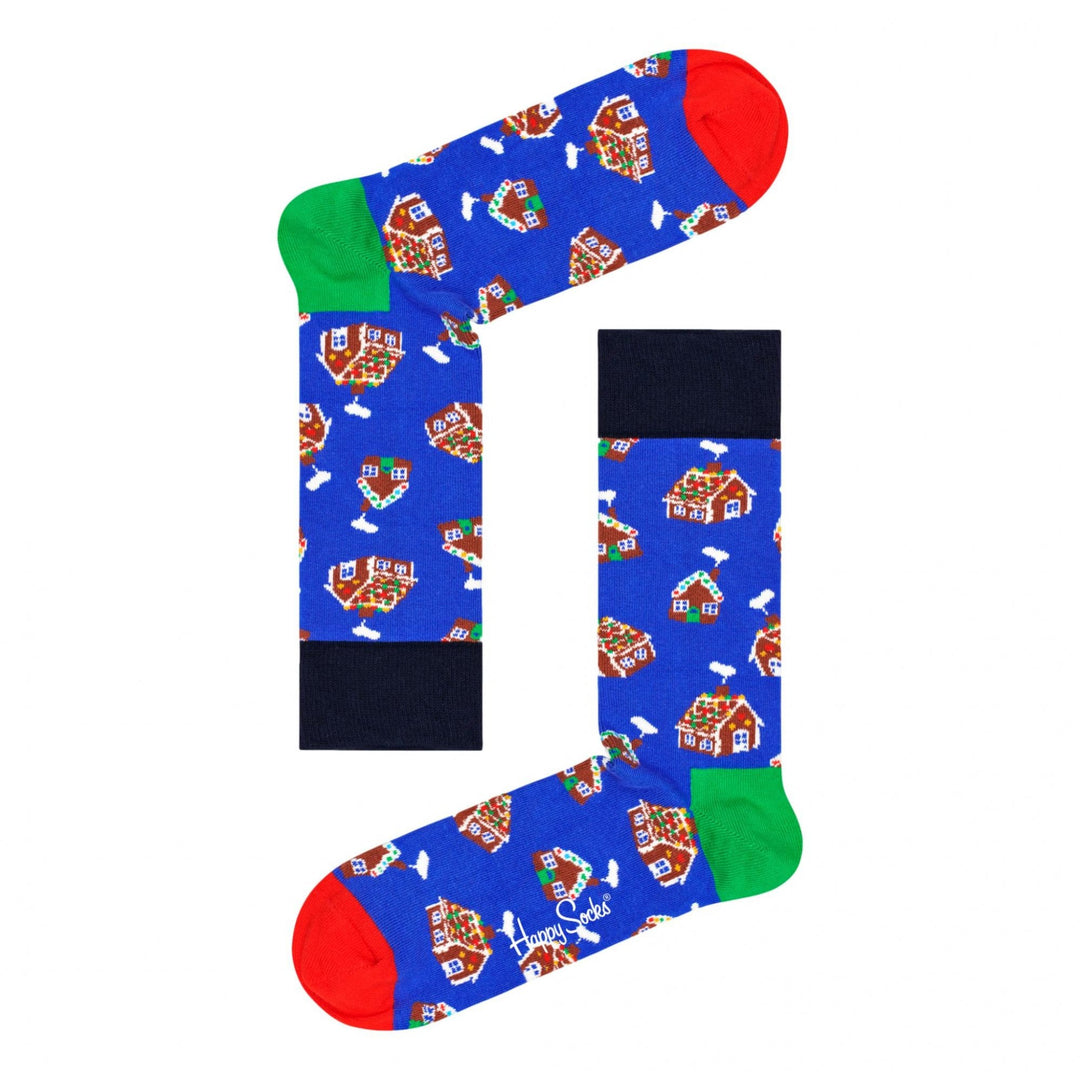 Happy Socks 4 Pack Gingerbread Cookies Socks Gift Set