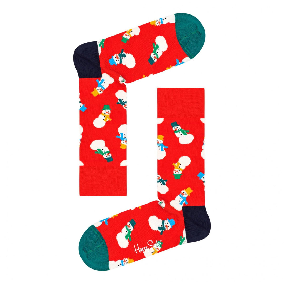 Happy Socks 3-Pack Snowman Socks Gift Set