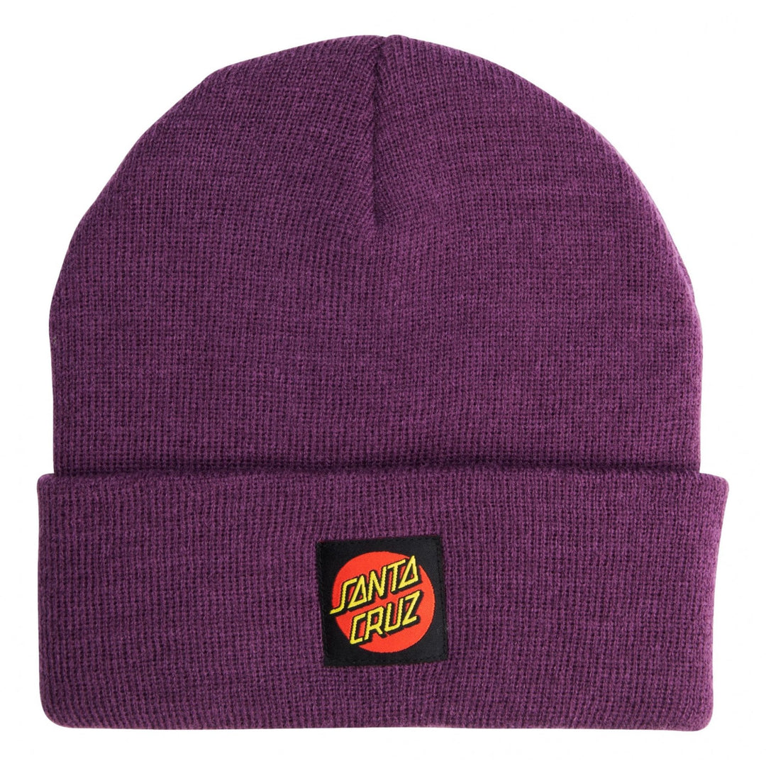 Santa Cruz Classic Label Dot Beanie - Black