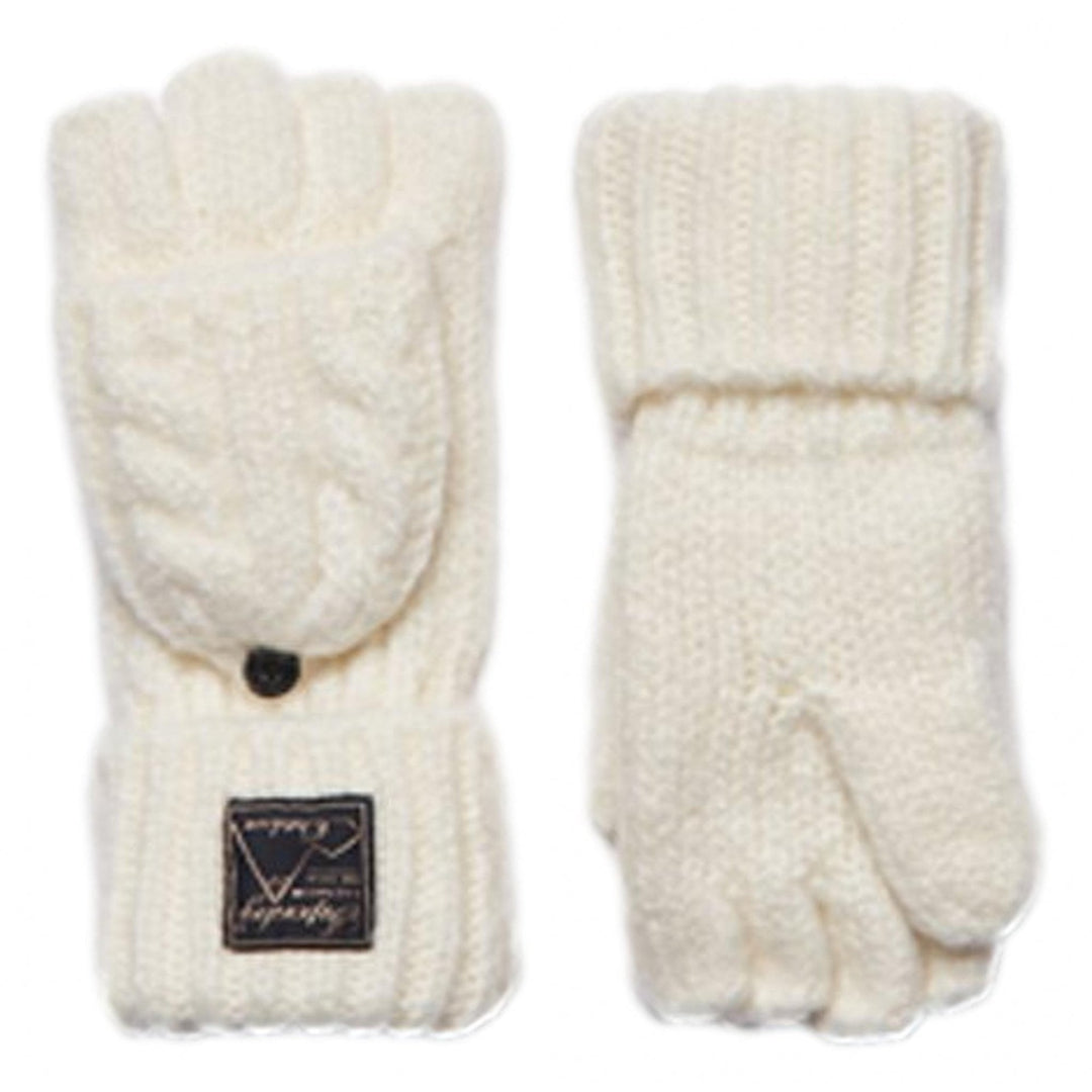 Superdry Tweed Cable Gloves