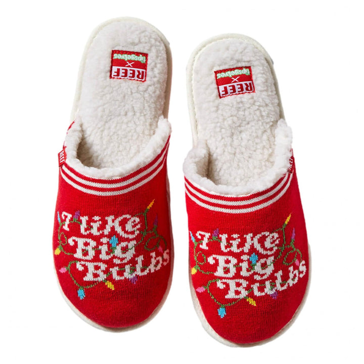 Reef X Tipsy Elves I Like Big Bulbs Slippers