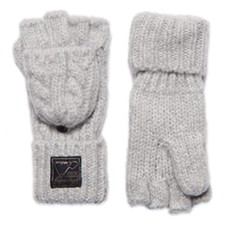 Superdry Tweed Cable Gloves