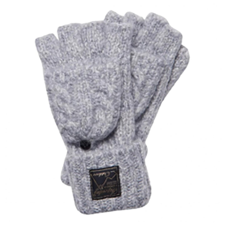 Superdry Tweed Cable Gloves